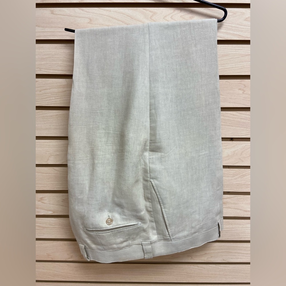 JHANE BARNES MEN FASHIONABLE DRESS LINEN PANTS  SIZE 38 INSEAM 30 MSRP$279